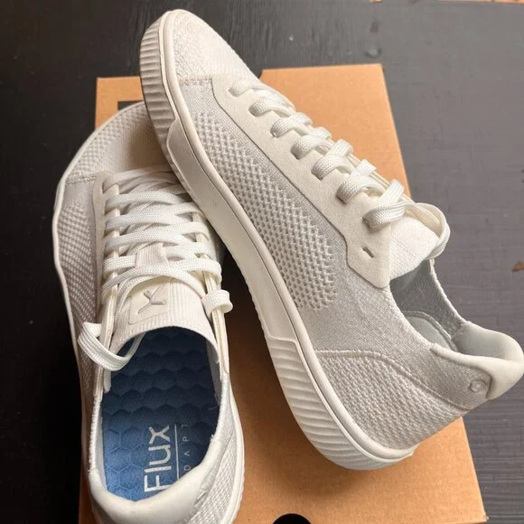 Flux Adapt Knit Trainer White M7 / W8.5 - Picture 9 of 10